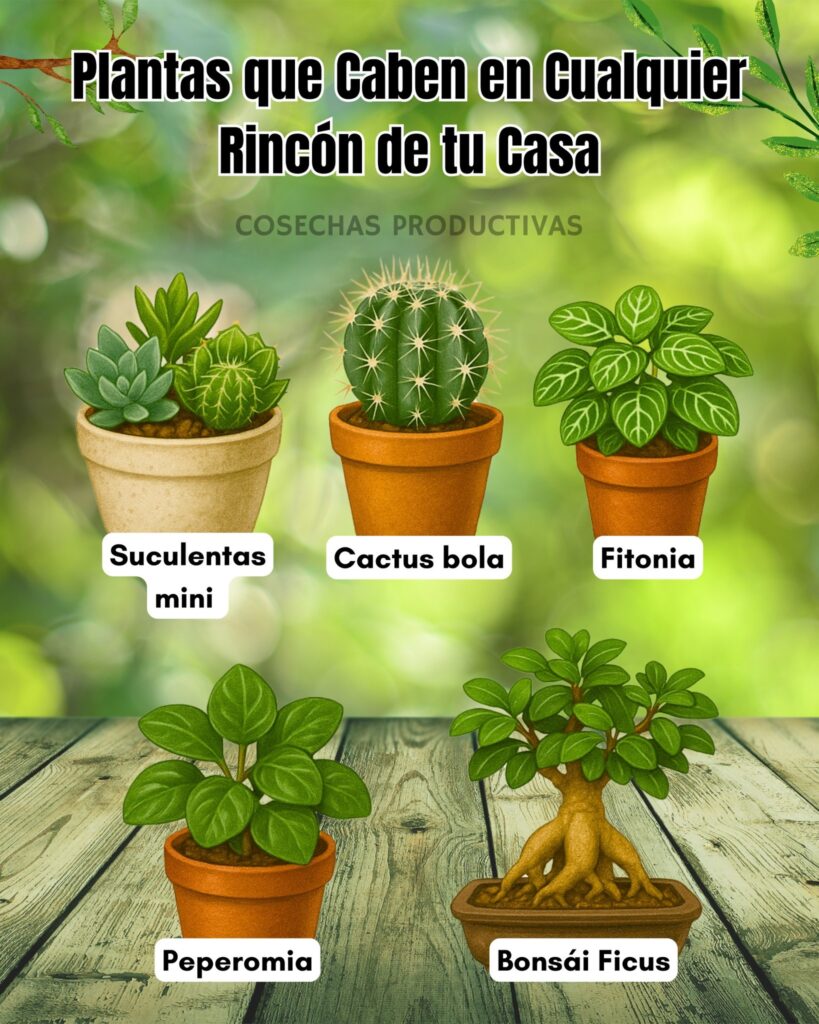 Plantas Pequeñas, ¡Espacios Felices y Llenos de Vida!